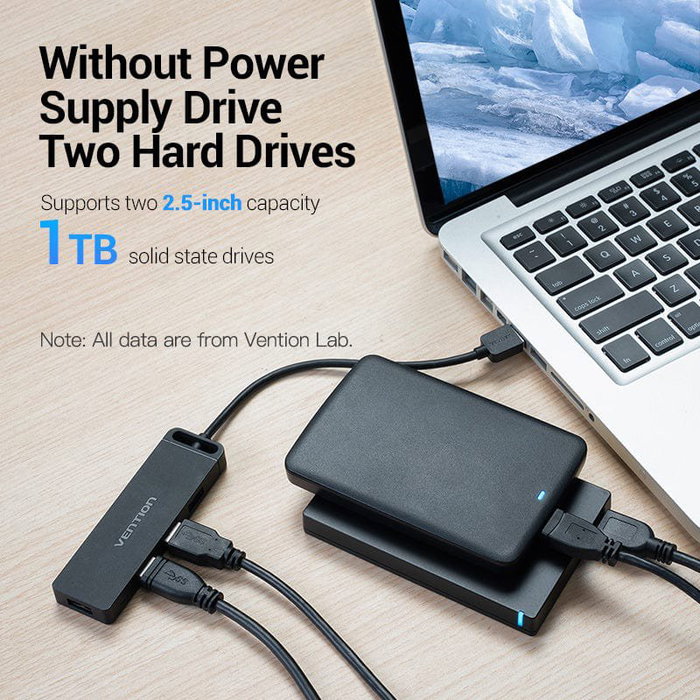 Vention Hub USB 2.0 CHMBD 4 Puertos USB 50cm